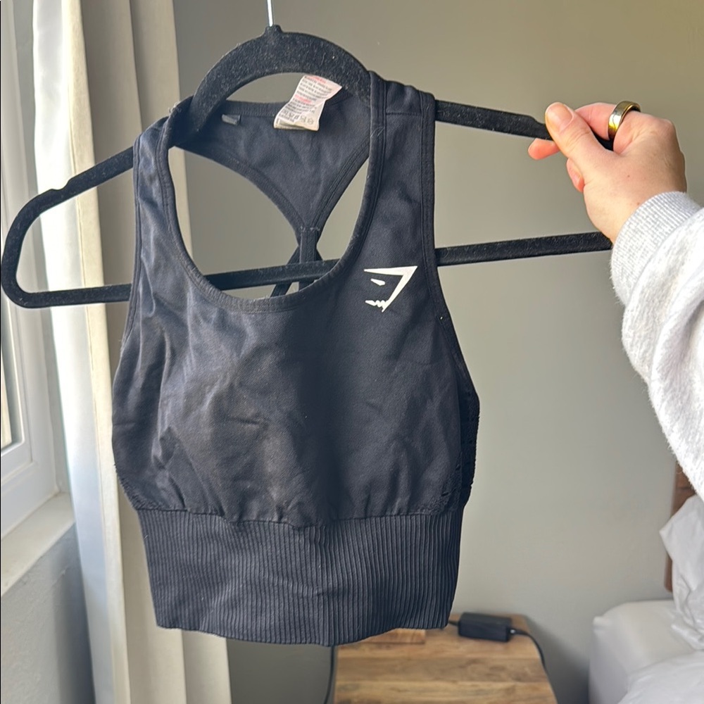 Black Gymshark Women's Sports Bra